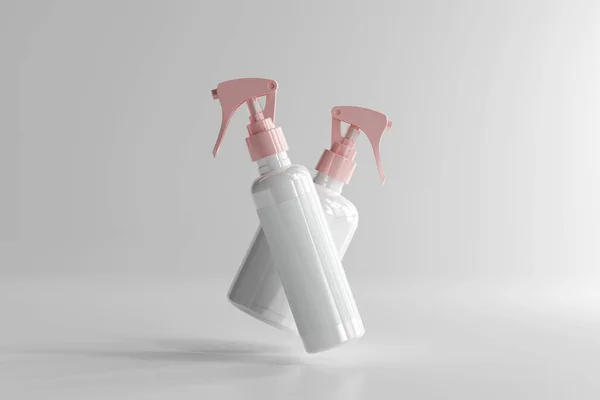 Isolierte Kosmetische Sprühflasche Rendering — Stockfoto