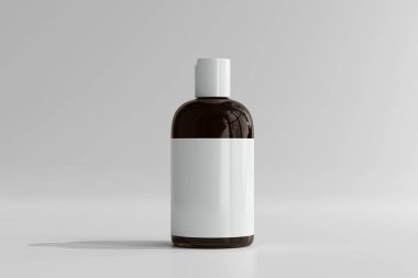 İzole edilmiş Kozmetik Şişesi 3B Hazırlama