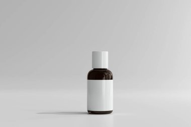 İzole edilmiş Kozmetik Şişesi 3B Hazırlama