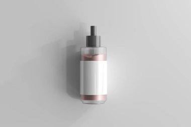 İzole edilmiş Kozmetik Krem Şişe 3B Hazırlama