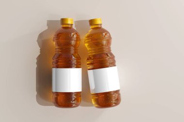 İzole edilmiş Pişirme Yağı Şişesi 3B Hazırlama