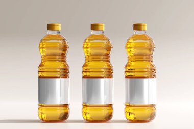 İzole edilmiş Pişirme Yağı Şişesi 3B Hazırlama