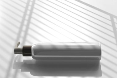 İzole edilmiş Kozmetik Pompa Şişesi 3B Hazırlama