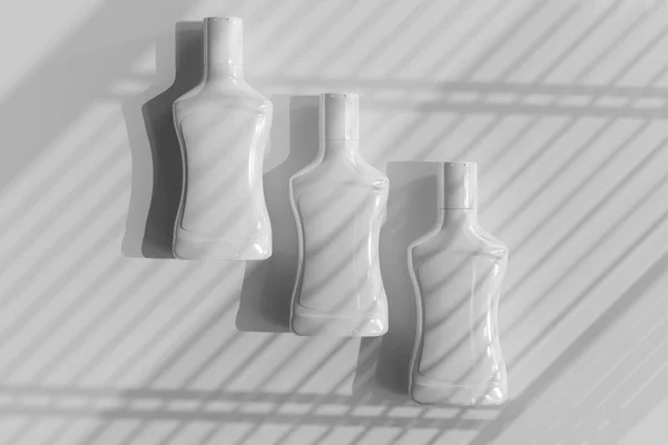 Isolerad Squeeze Flaska Eller Plast Sås3D Rendering — Stockfoto