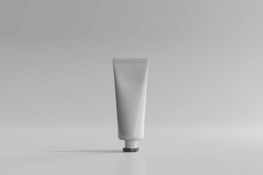 İzole edilmiş Kozmetik Tüpü 3B Hazırlama