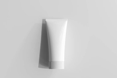 İzole edilmiş Kozmetik Krem Tüpü 3D Yapılandırma