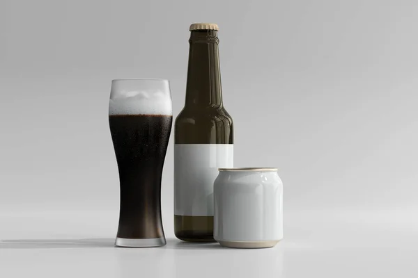 Natrium Bierblikje — Stockfoto