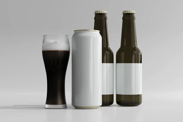 Natrium Bierblikje — Stockfoto