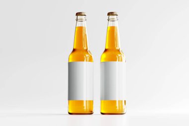 Boş Etiketli Bardak İçki Şişesi 