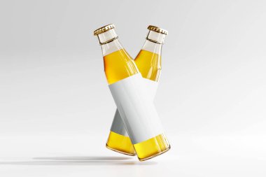 Boş Etiketli Bardak İçki Şişesi