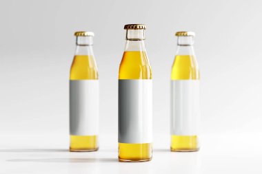 Boş Etiketli Bardak İçki Şişesi