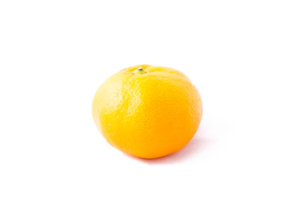 Tangerine (Mandarine) on a White Baclground — Stock Photo, Image