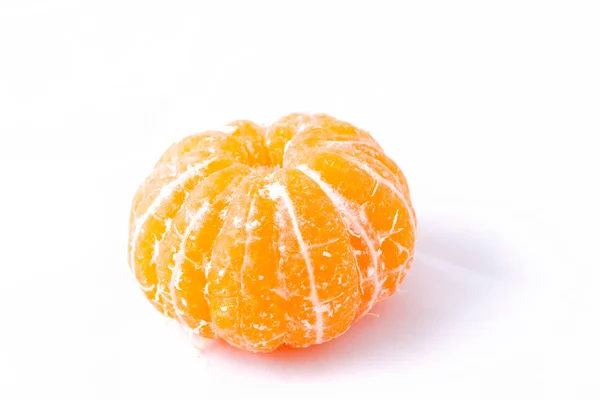 Tangerine (Mandarine) on a White Baclground — Stock Photo, Image