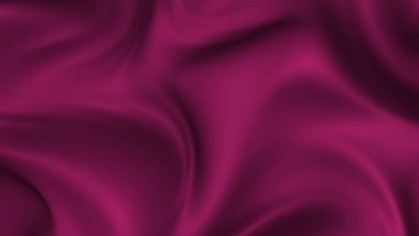 Pembe kumaşın arka planı. Güzel, pürüzsüz kumaşlar. Reklam için arka plan. 3d oluşturma.