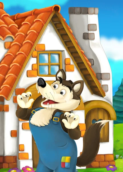 ᐈ Lobos animados imágenes de stock, dibujos lobo de dibujos animados