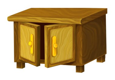 Çizgi film dolap - izole