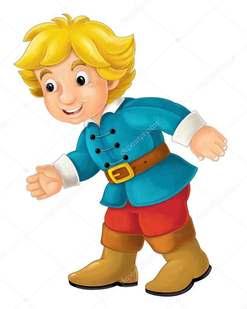 Felice e colorato illustrazione tradizionale del Principe — Foto di agaes8080