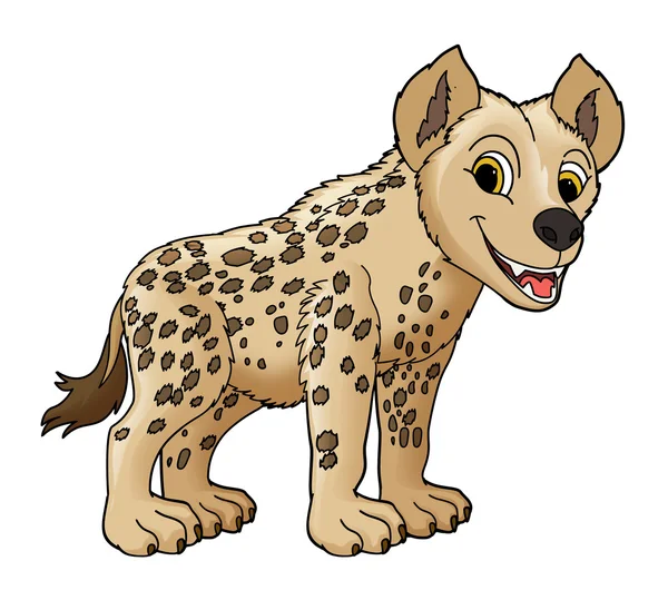 Cartoon klein dier - hyena — Stockfoto