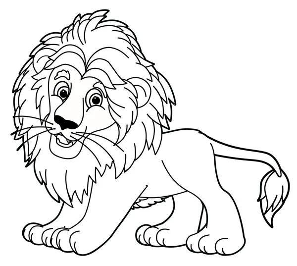 Lion -  coloring page — Stock Photo, Image