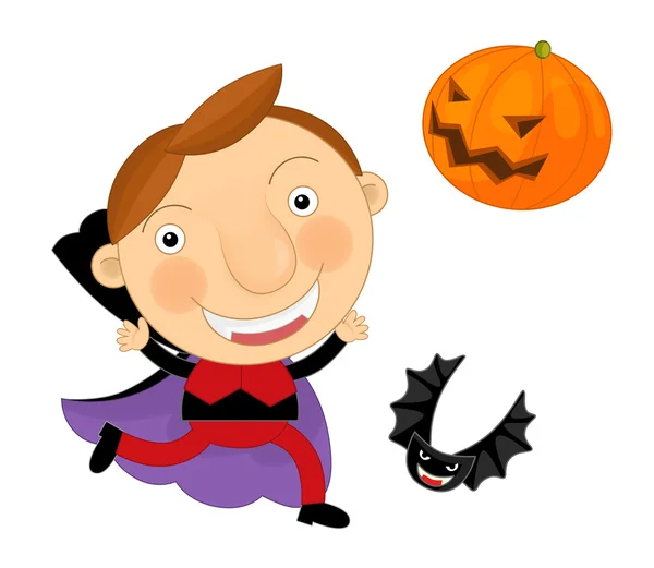 Cartoon halloween barn — Stockfoto