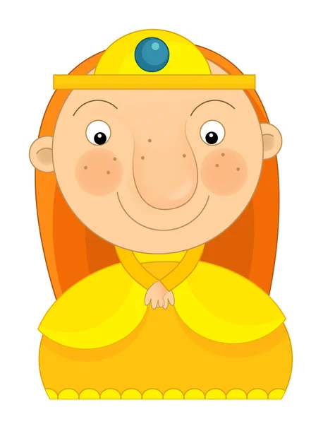 Cartoon princess child — Stock Photo, Image