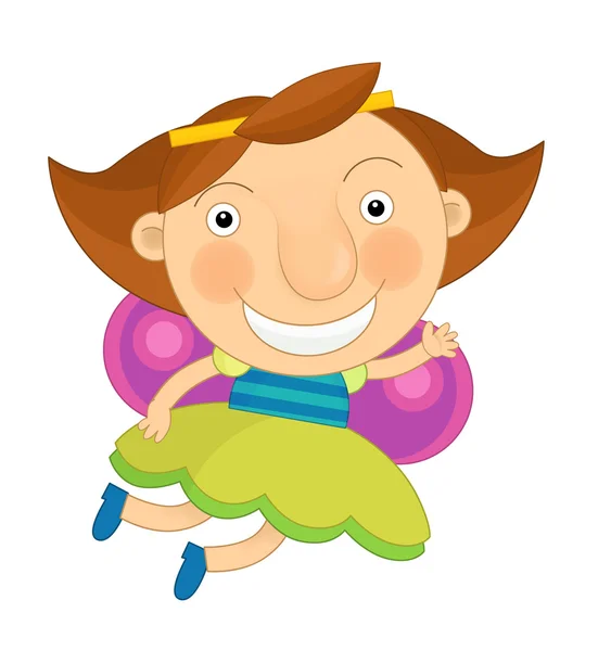 Cartoon Fairy child — Stock Photo, Image