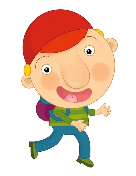 Cartoon jongen — Stockfoto