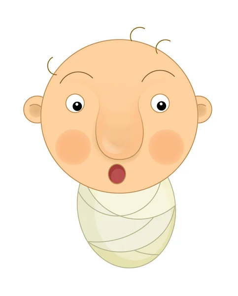 Cartoon baby child — Stock Photo, Image