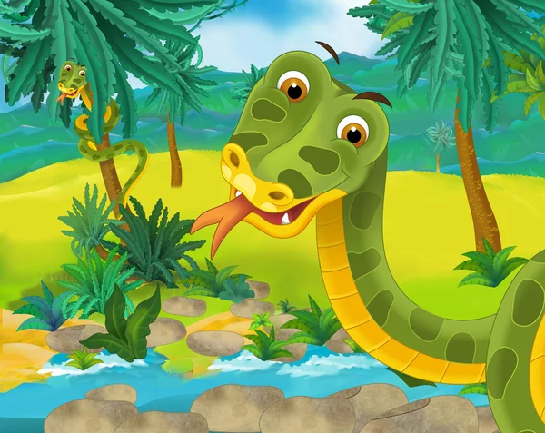 Cartoon snake — Stock Photo, Image