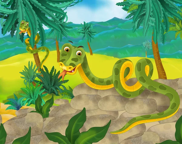 Serpiente de dibujos animados — Foto de Stock