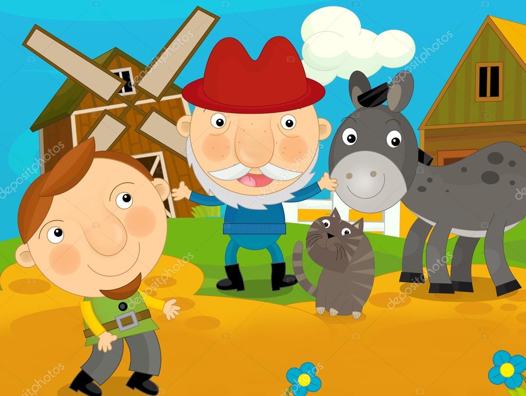 Village Cartoon scene Stock Photo by ©agaes8080 69487731 Village Cartoon scene Stock Photo by ©agaes8080 69487731