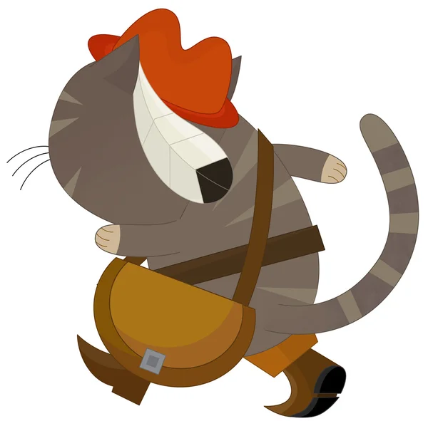 Cartoon cat - Puss in Boots — Stock Photo, Image