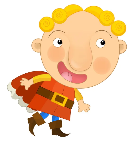 Cartoon medieval prince — Stock Photo, Image