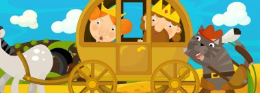 Peri masalı çizgi film sahne