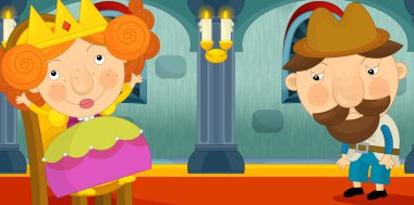 Çizgi film masal sahne