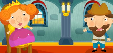 Çizgi film masal sahne