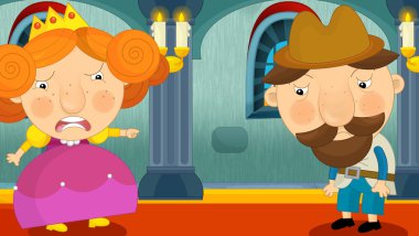 Çizgi film masal sahne