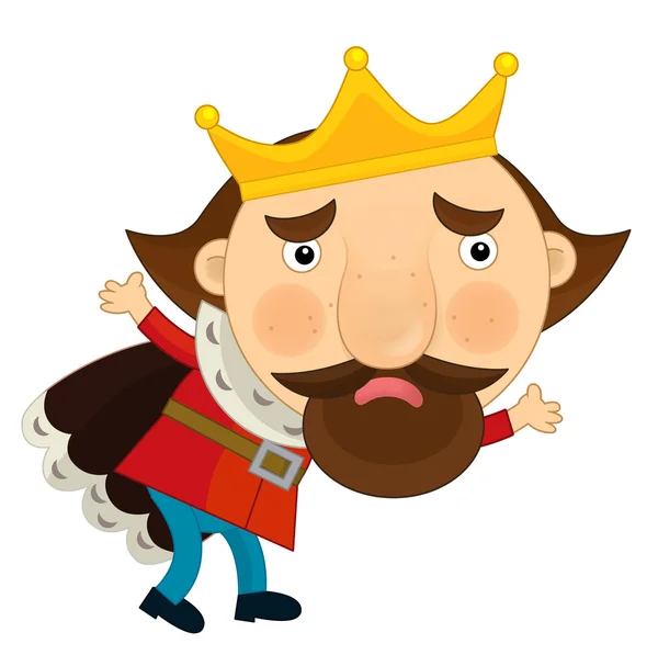 Cartoon king - illustration — Stockfoto