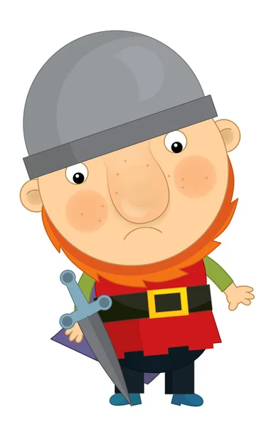 Cartoon knight  illustration — Stock Photo, Image