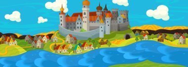 Çizgi film masal sahne