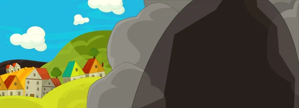 Сцена из мультфильма — стоковое фото