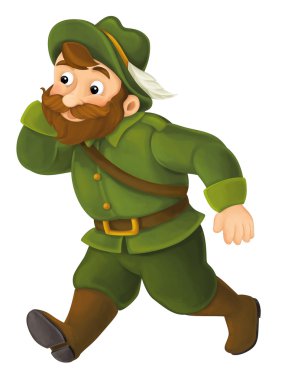 Çizgi film avcı adam