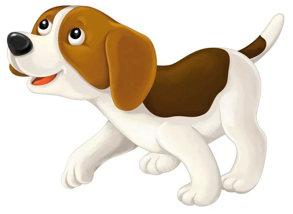 Kreslený štěně pes — Stock fotografie
