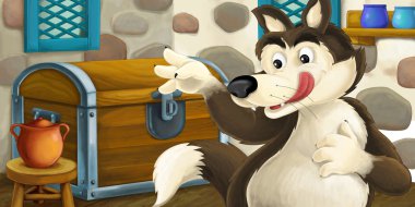 Çizgi film masal kurt