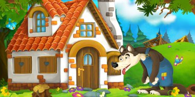 Çizgi film masal kurt