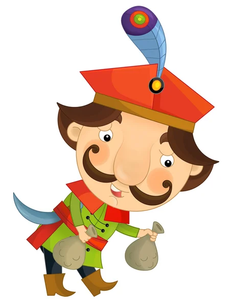 Cartoon character - nobleman - isolated — Stock Photo, Image