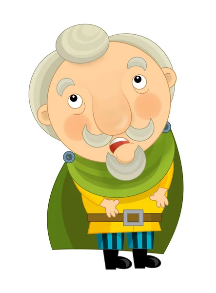 Cartoon medieval character - isolated — Stock Photo, Image