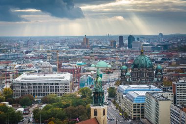 Görünüm binaların Mitte, Berlin, Almanya.