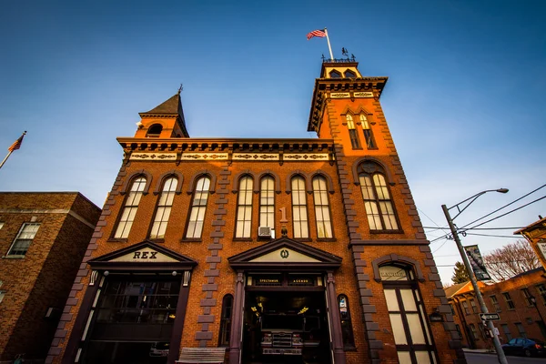 A fire station in downtown York, Pennsylvania. — Stock Photo, Image