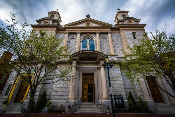 De kathedraal Parish van Saint Patrick, in het centrum van Harrisburg, P — Stockfoto